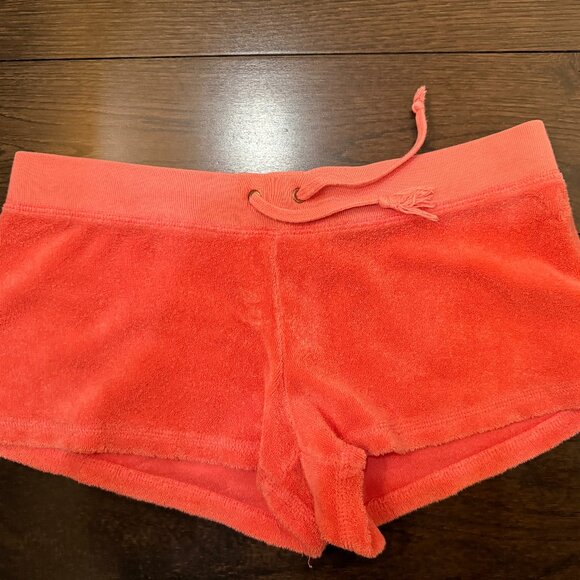 Juicy Couture Orange Y2K Shorts - Picture 1 of 2
